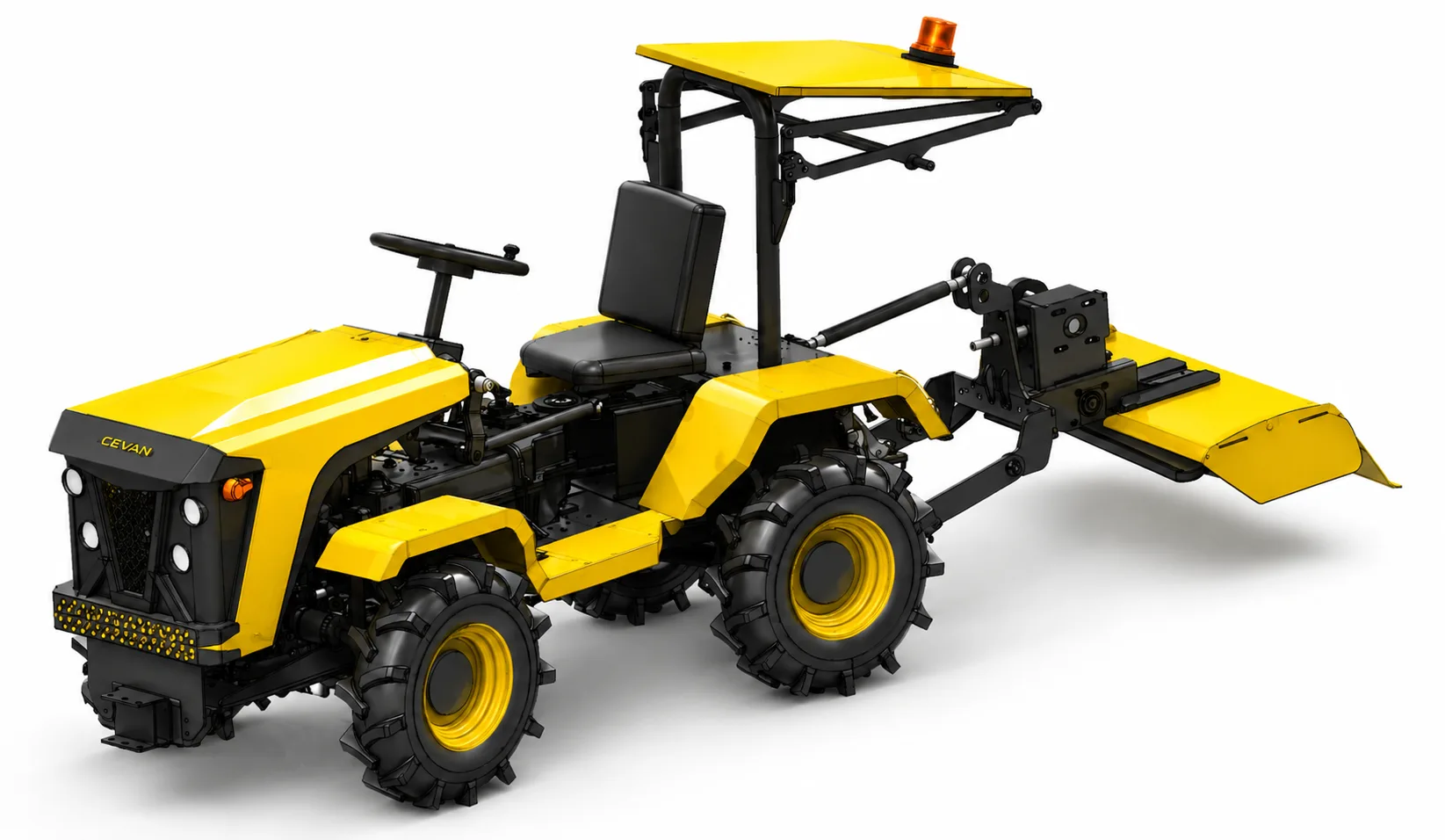 CEVAN C220D 22 HP Dizel Belden Kırmalı Mini Traktör