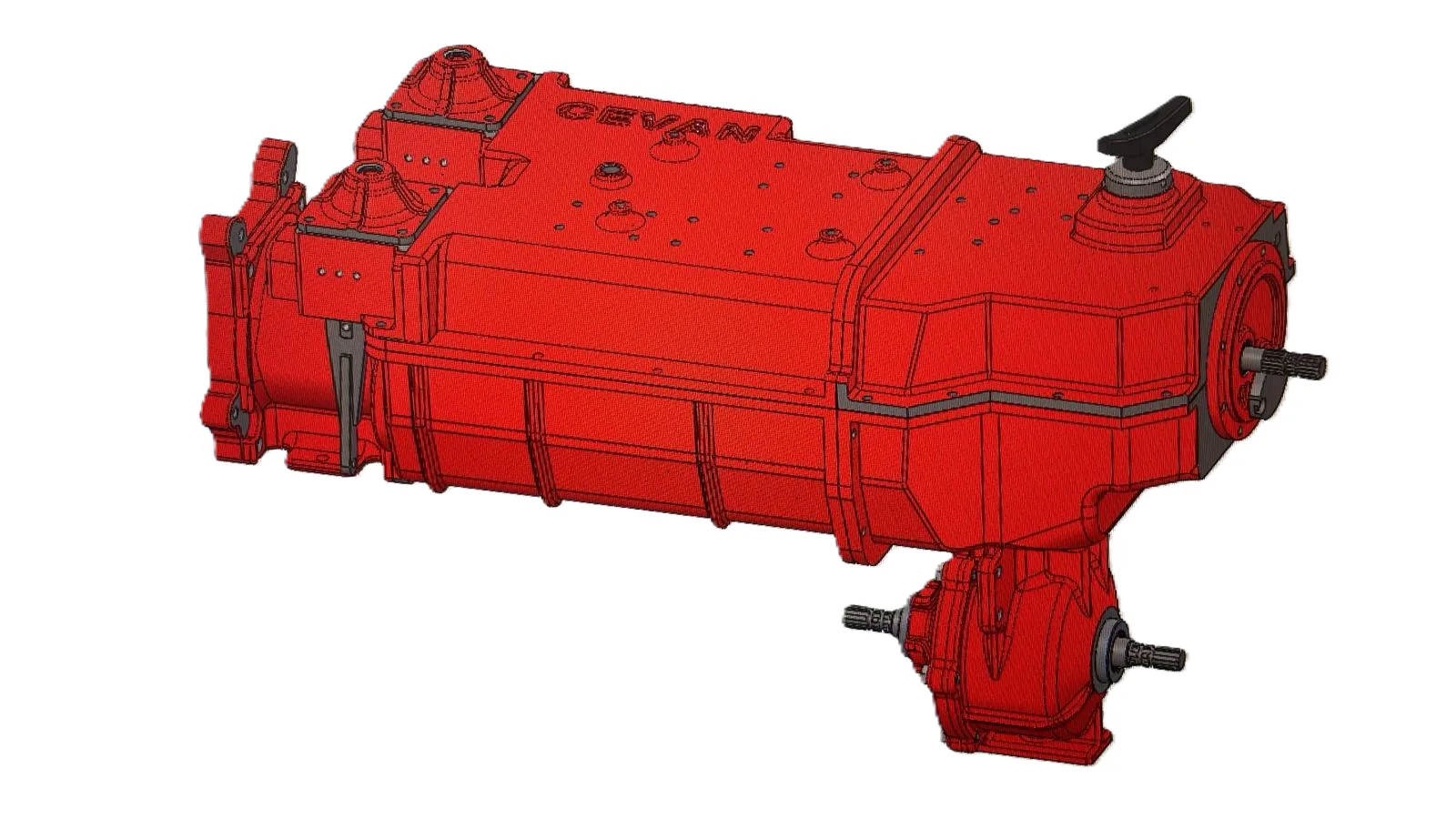 CEVAN 6+2 speed 4x4 PTO gearbox