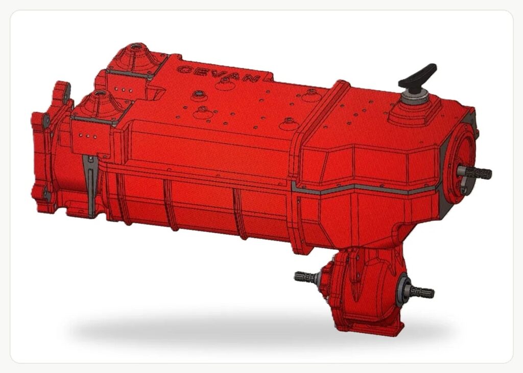 CEVAN 6+2 Vites 4×4 PTO Çıkışlı Kompakt Güç Aktarma Şanzımanı